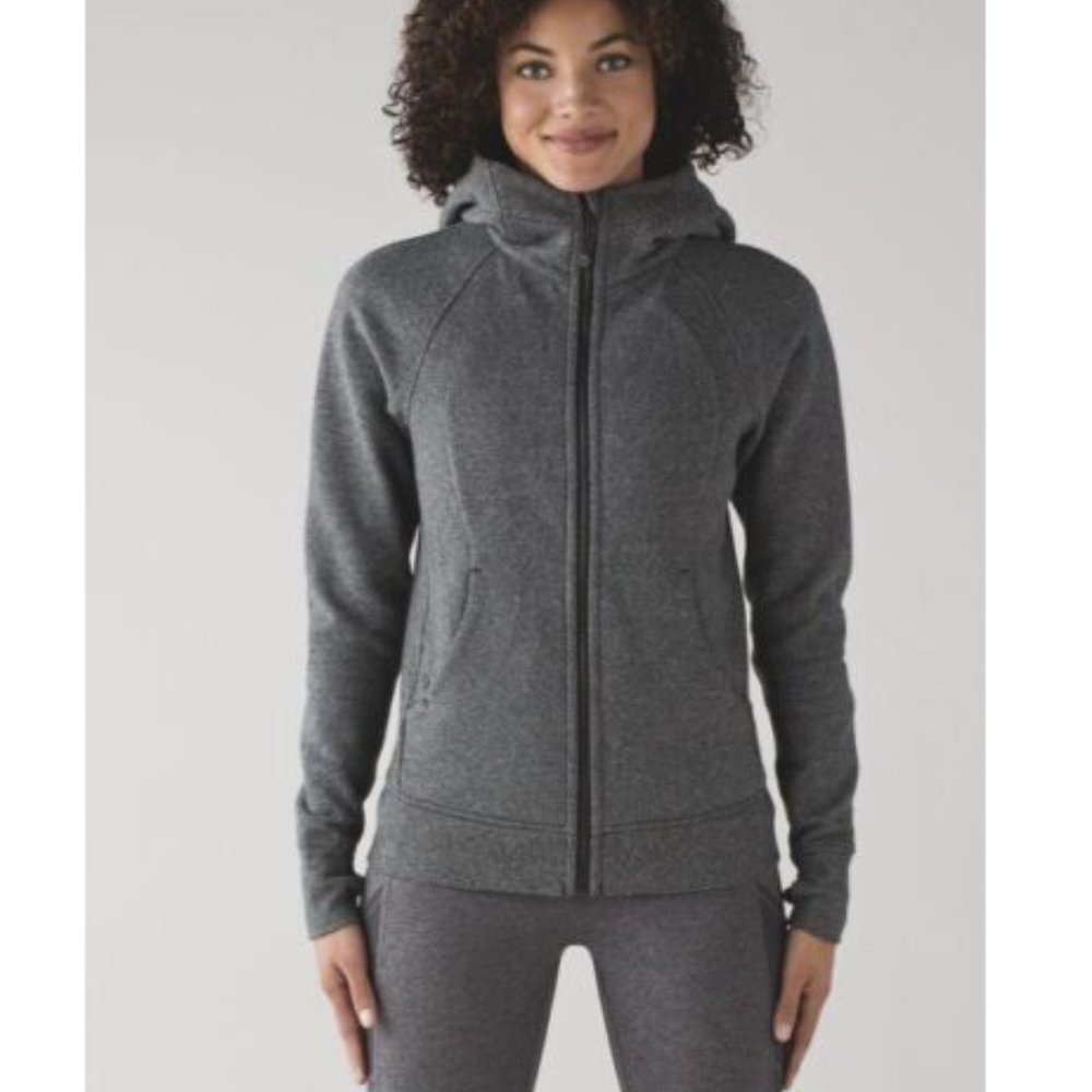 Lululemon Scuba Full-Zip Hoodie Grey Women's 6